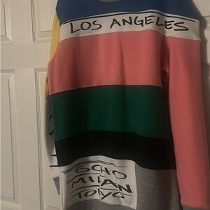 Fashion Nova Multicolor Graphic Sweater
